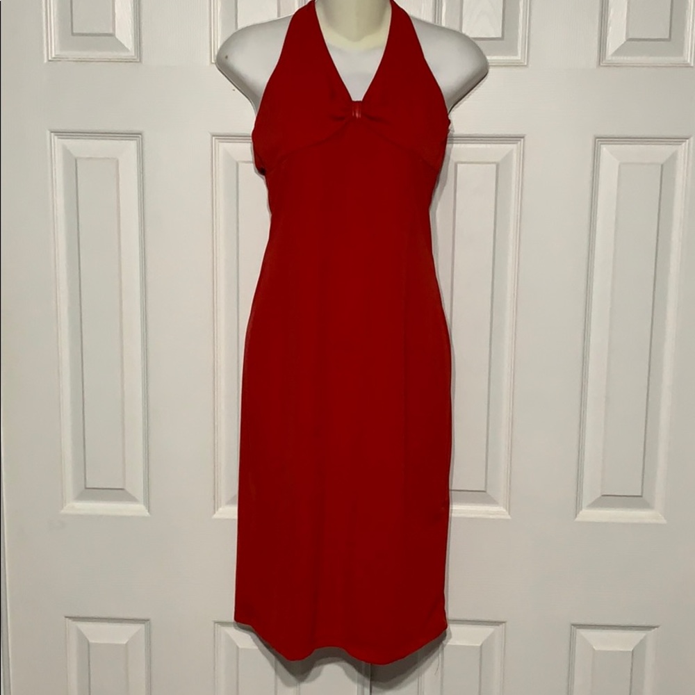Sexy red dress